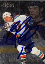 Bryan Smolinski autographed Hockey Card New York Islanders 1996 Fleer Flair #58