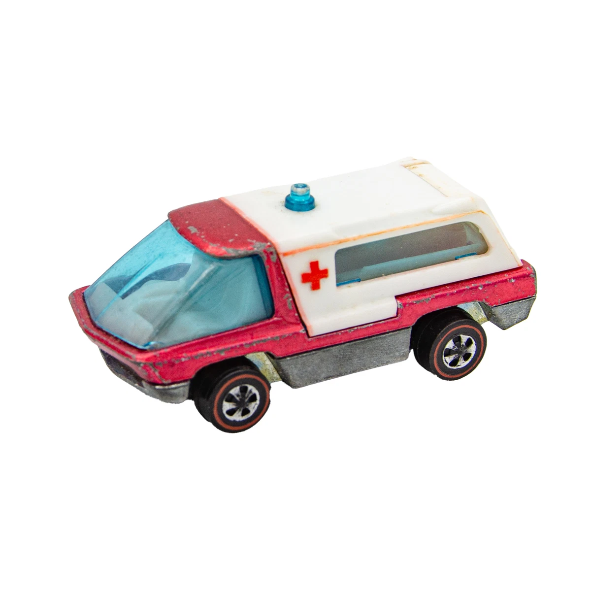 ミニカー Hot Wheels THE HEAVYWEIGHTS ambulance Vintage Hot Wheels Redline The Heavyweights Ambulance Red w/ White