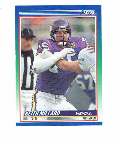 Keith Millard Minnesota Vikings #75 Defensive Tackle #38 Score
