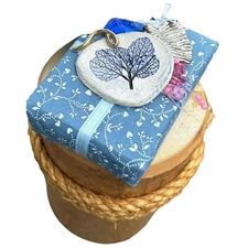 Handcrafted, Embellished, Fabric Wrapped Gift Box
