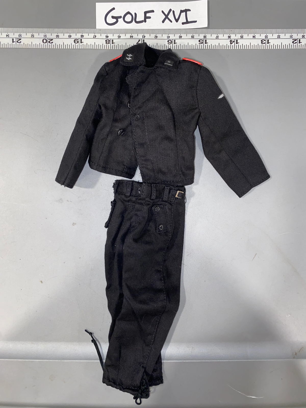 1/6 Scale Wwii German Panzer Black Tanker Uniform 104116 | Ebay