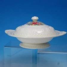 Copeland Spode Jewel Billingsley Rose - Round Covered Vegetable Casserole Bowl