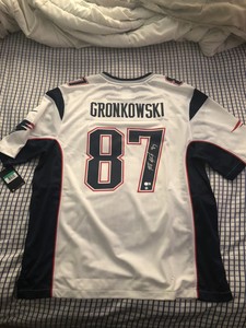 signed rob gronkowski jersey