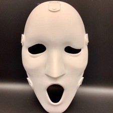 DIY Ghostface Scream Killer Brandon James BLANK Mask MTV Jason Myers Leatherface