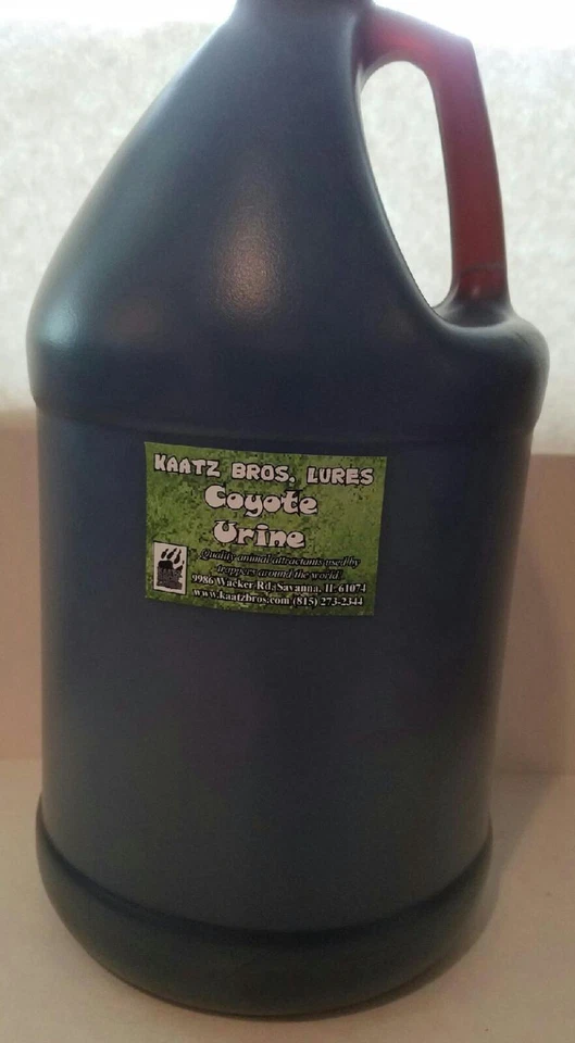 KAATZ BROS LURES Coyote Urine Trapping Hunting Trapper Trappers Scent Urines Coyotes 1 gallon