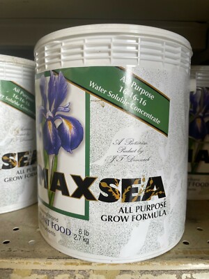 Maxsea All Purpose 16-16-16 Plant Food 6 lbs - water soluble seaweed grow