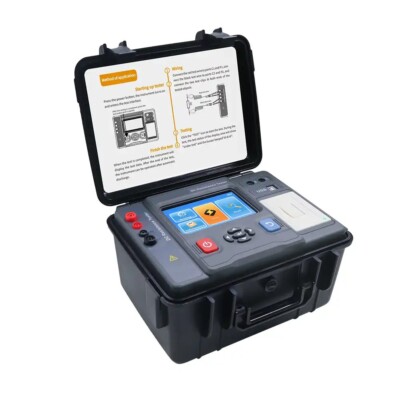 DC Resistance Tester with Data Storage 800 Groups Short-circuit Current 20A