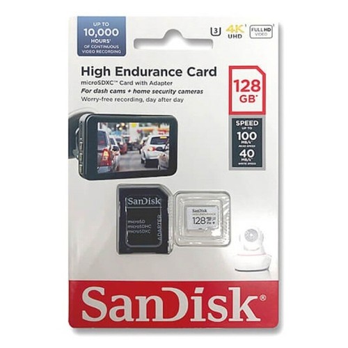 Sandisk 32GB 64GB 128GB 256GB 512GB High Endurance karta pamięci microSD CCTV - Zdjęcie 17 z 26