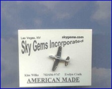 P-40 Pin WWII Aircraft Airplane Aviation Aviatrix 99's Made In The USA