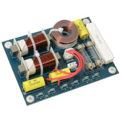 QTX 2-Wege Frequenzweiche 12dB, 4/8 Ohm, 200W, 3kHz