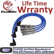 New 9mm Spark Plug Ignition Wire Set For VW Beetle Bora Golf GTI Jetta 2.0L SOHC