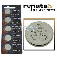 CR1632 Renata Watch Battery Swiss Made 3V Lithium Battery Official Distributor