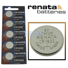 CR1632 Renata Watch Battery Swiss Made 3V Lithium Battery Official Distributor