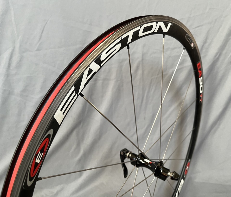 Easton R4 / R4TT EA90 TT Wheelset 700c Clincher 130/100mm 9mm QR Rim ...