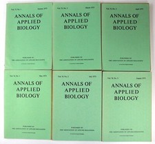 Annalen Der Angewandten Biologie Der Vereinig...