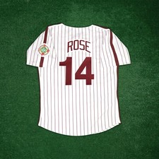 Pete Rose 1984 Philadelphia Phillies Cooperstown Men's Home White Jersey