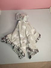 Parents Choice 3D Grey Elephant Satin Cloud Large Plush Security Blanket Lovey