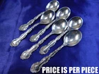 GORHAM STRASBOURG STERLING SILVER CHOCOLATE SPOON - EXCELLENT CONDITION MONO
