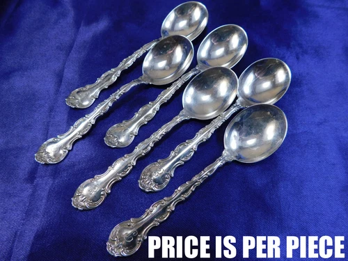 GORHAM STRASBOURG STERLING SILVER CHOCOLATE SPOON - EXCELLENT CONDITION MONO