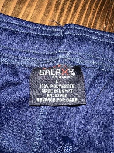 Galaxy Boys Large Athletic Shorts With Pockets - Blue - Picture 5 of 7