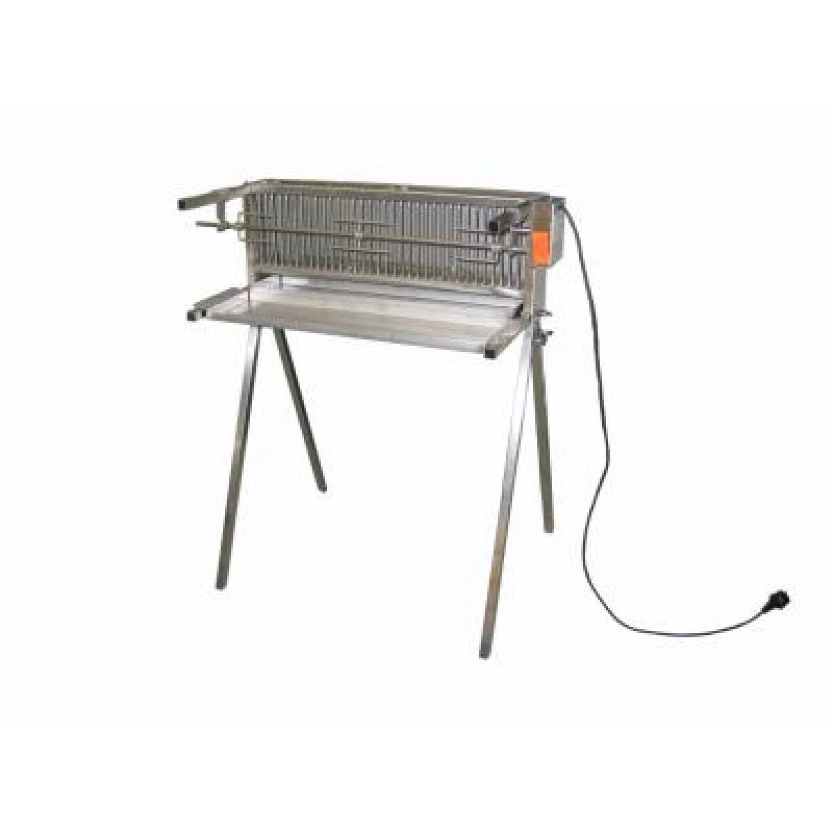 Royal Catering Vertikalgrill 4-in-1 – Edelstahl Tischgrill 1500W Für Hähnchen & Spieße