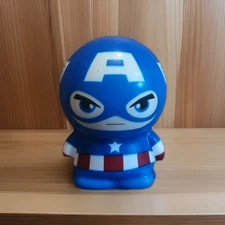 NEW Marvel Avengers CAPTAIN AMERICA 2" Squishy Stress Figure Squish Foamie