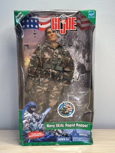 SET GI Joe Rapid Rappel 2003, TOW Missile Launcher 2002, Footlocker 1997  Hasbro
