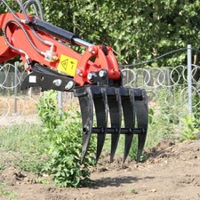 Rake Attachment For Mini Excavator 1Ton- 1.5Ton Digger In Stock USA NEW 25mm Pin