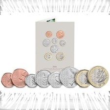 SEALED 2026 Royal Mint Brilliant Uncirculated Annual 8 Coin Year Set - &pound;2 to 1p