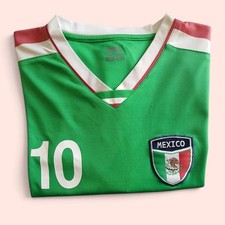 Mexico National Soccer Futbol Team Jersey Shirt #10 GOL Import XL