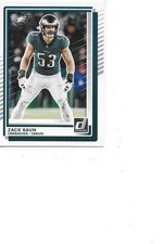2025 Donruss Zack Baun Philadelphia Eagles Football Card #264