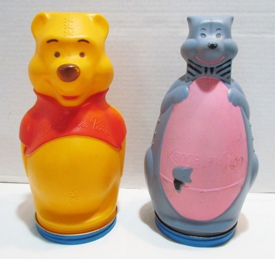 NABISCO 1960's PUPPETS CEREAL BOX CONTAINERS WINNIE THE POOH & KANGA AND ROO VTG
