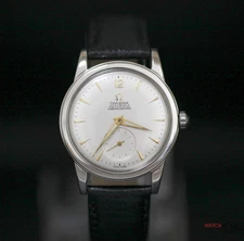 Vintage Omega Automatic Chronometre 2576 Watch - S/S 34mm w/ Silver Dial #X10