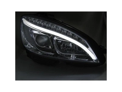 faros tubo luz cromo seq mercedes-benz w204 2007-2010 Foto 2 de 4