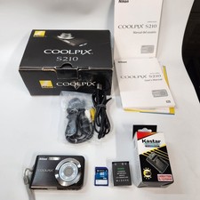 Nikon Coolpix S210 Digital Camera Bundle Mint Tested A+