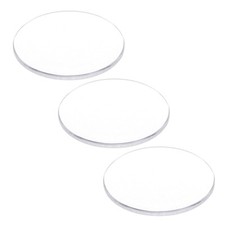 3pcs Watch Glass Lens 27.5mm Round Clear Crystal Lens for Watchmaker Repair