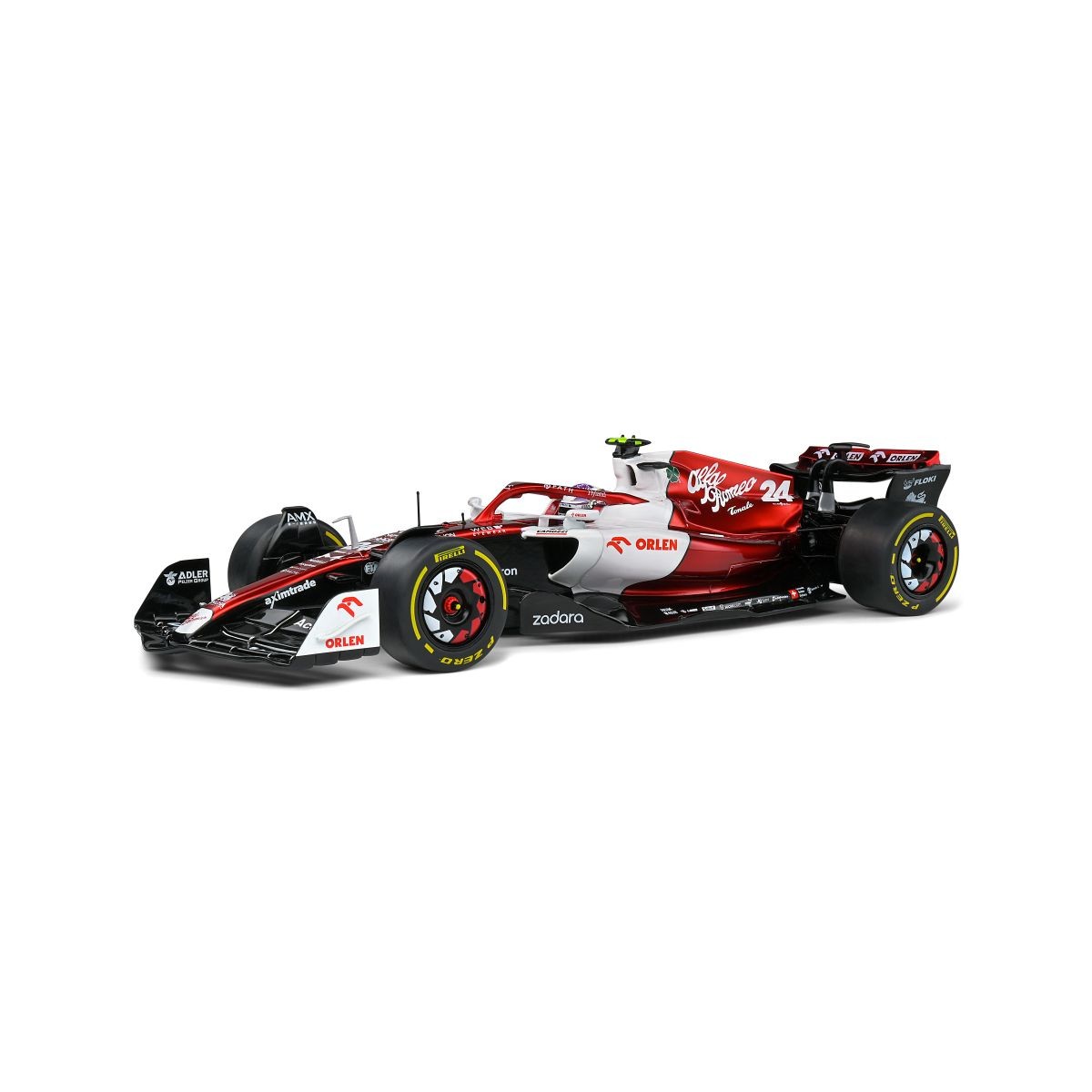 SOLIDO S1810202 1:18 Alfa Romeo C42 Z.Guanyu White Canada GP 2022