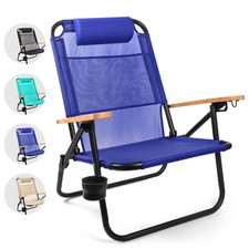 Bondi Beach Chair – Backpack Beach Chair for Adults with Reclining Positions,...