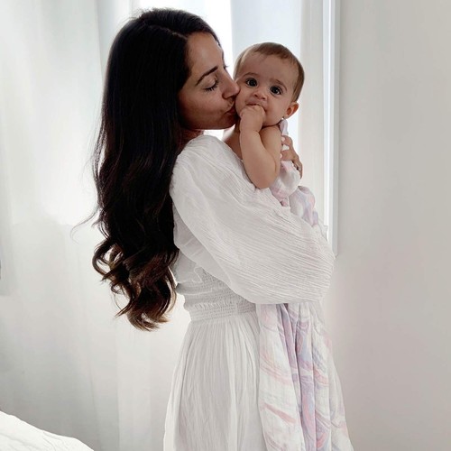 Silky Soft Swaddle Blanket, Boutique Muslin Blankets for Girls & Boys, Baby R... - Picture 7 of 7