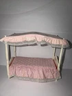 Vintage 1980 Barbie Dream Heart Canopy Bed Furniture