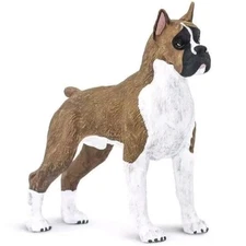 Boxer Dog Figurine - Hand Painted & Collectible Toy - Safari Ltd 100062