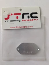 STRC Vaterra Ascender CNC Aluminum Electronic Mounting Plate Silver RARE