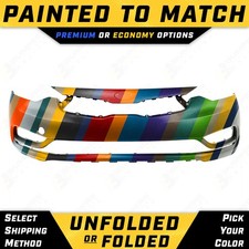 New Painted To Match - Front Bumper Replacement For 2014-2016 Kia Forte Sedan/ex