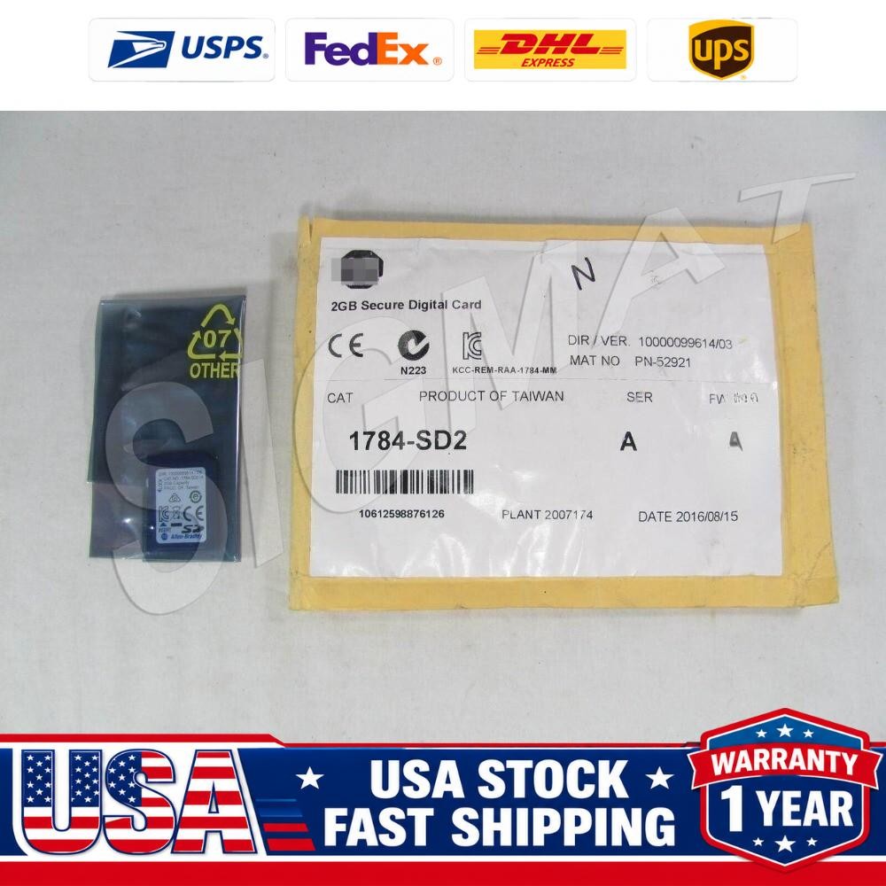 1784-SD2 ControlLogix Secure Digital Card Brand New AB Sealed 1784SD2