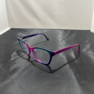 GENESIS MOD. GV1581 COL. 2 PURPLE BLUE AUTHENTIC EYEGLASSES FRAMES 53-19-145
