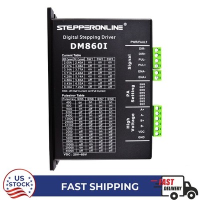 DM860I Digital Stepper Driver 2.4-7.2A 20-80VDC for Nema 34 Stepper Motor