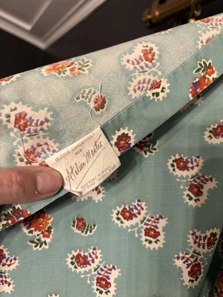 Gloria Vanderbilt para Atelier Martex Bloom Craft folha plana dupla 72 x 100 - Imagem 4 de 4