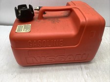 Nissan Gasoline 3 Gallon plastic Outboard Boat Motor Gas Fuel Tank Can w/gauge