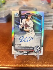 2025 Bowman Draft Tate Southidene 1st Bowman Auto /499 Refractor Braves🔥