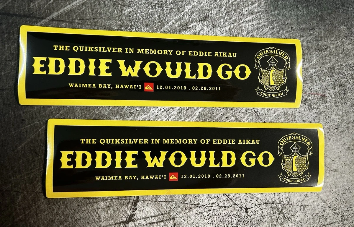 Eddie Would Go Sticker for sale - eBay